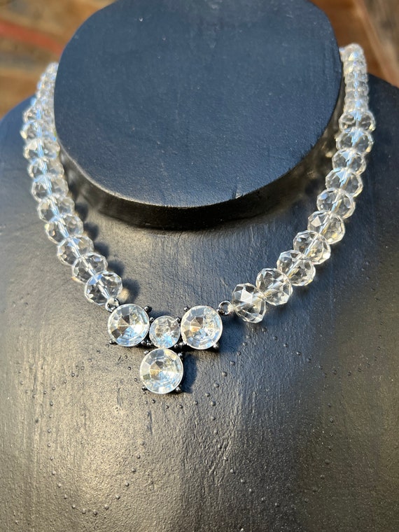 Sparkly Vintage Liz Claiborne Crystal Necklace