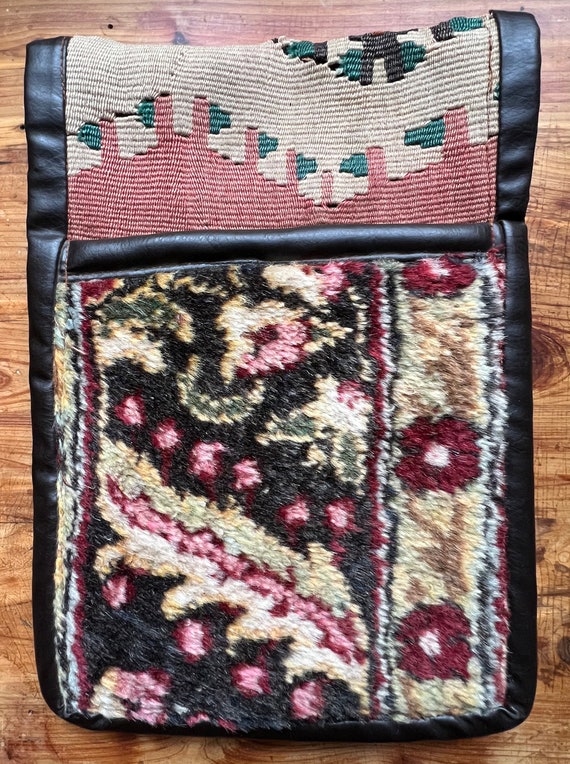 Vintage Afghan Rug Market Bag / Saddlebag Vintage 