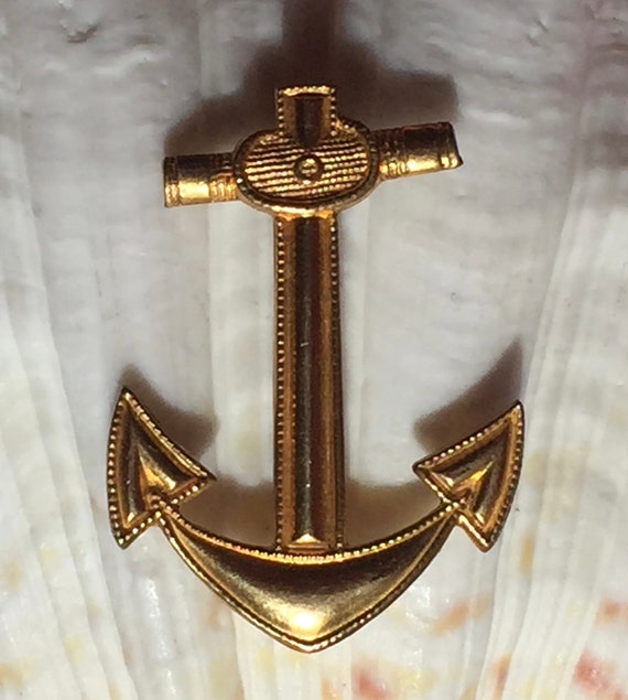 Vintage MCM Anchor Pin Mid Century Nautical - image 5