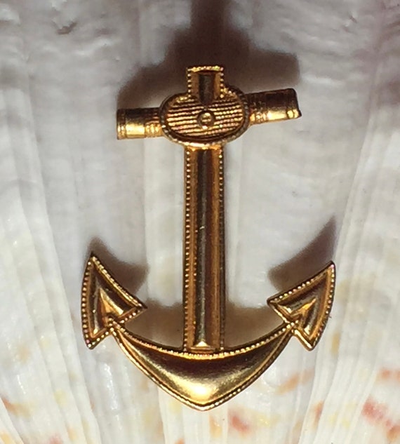 Vintage MCM Anchor Pin Mid Century Nautical - image 4