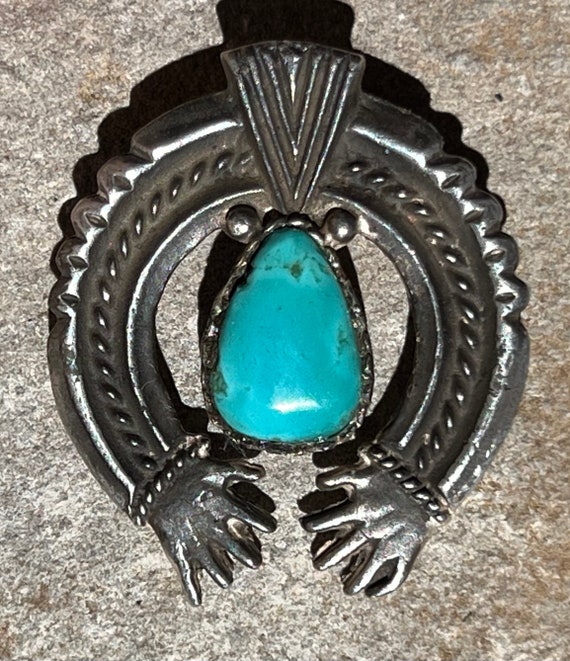Wonderful Vintage Navajo Naja with Turquoise