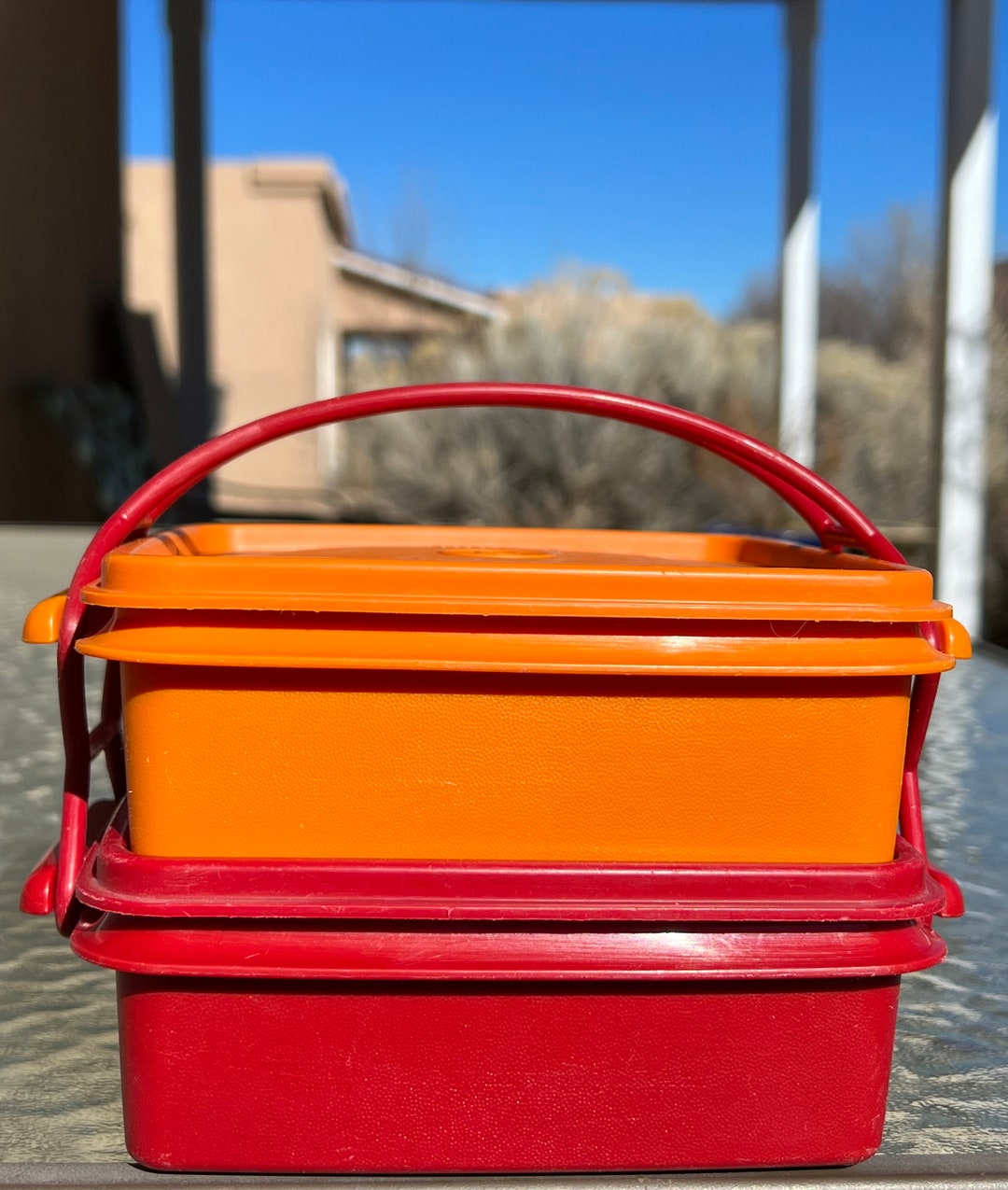 Vintage Tupperware Sandwich Keepers Lunch Pack Set of 2 Etsy