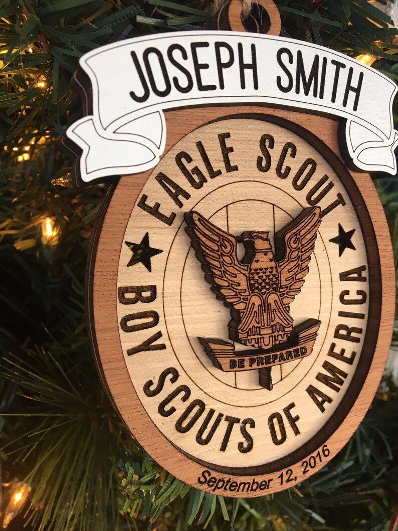 Eagle Scout Christmas Ornament 
