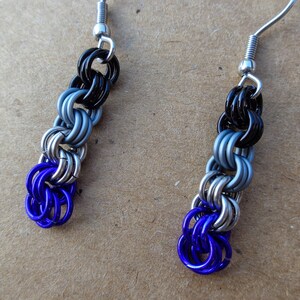 Pride Collection - Asexual Pride Triplet Earrings