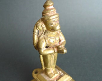 Antique Bronze statue of Hanuman