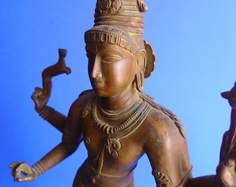 Shiva as Tripurantaka | Bronze Murti from India | Lost wax Bronze | Panchaloha Bronze