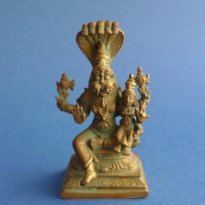 Narasimha Bronze Pooja Room Statue