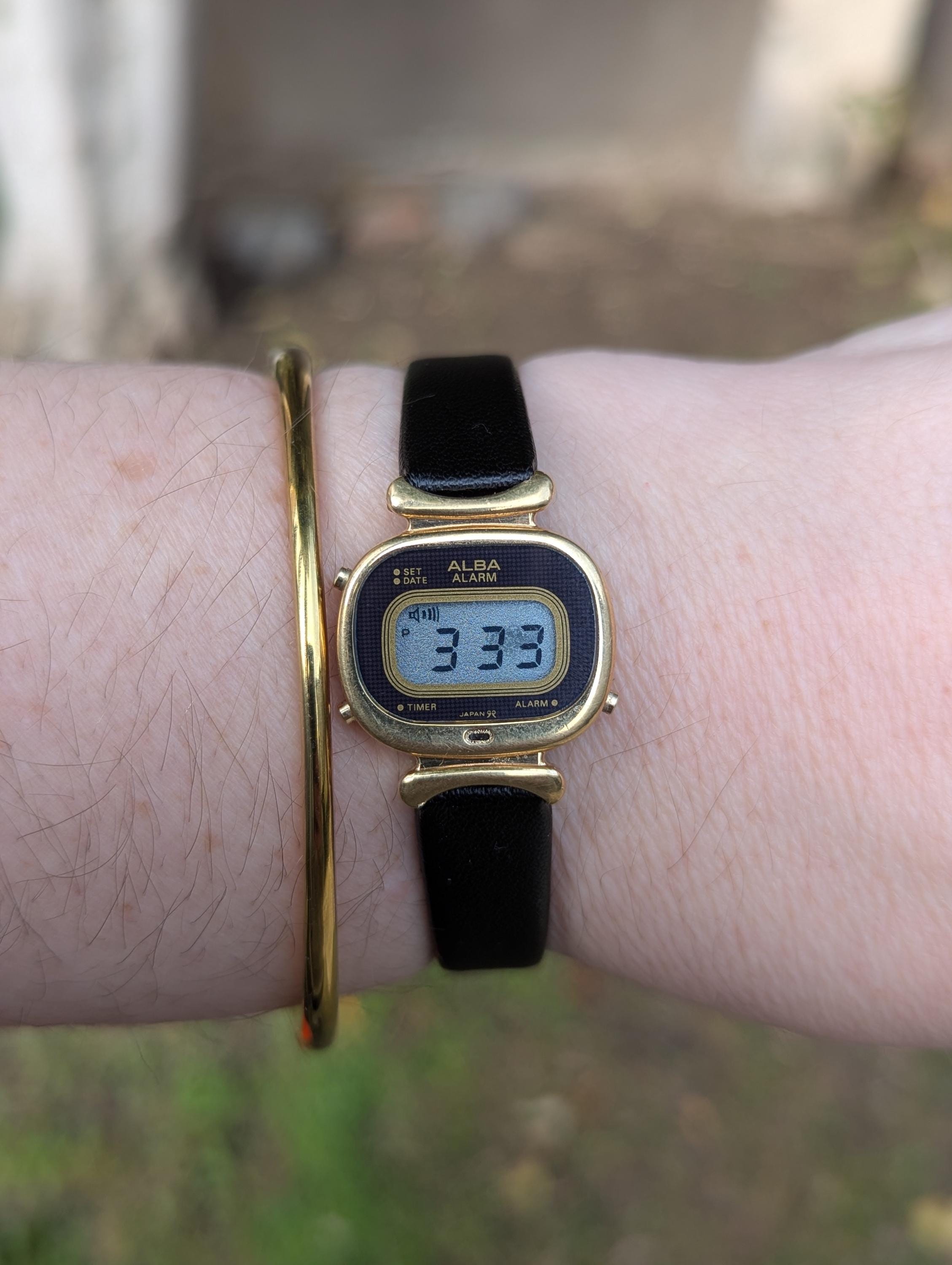 Vintage alba digital watch - Etsy 日本