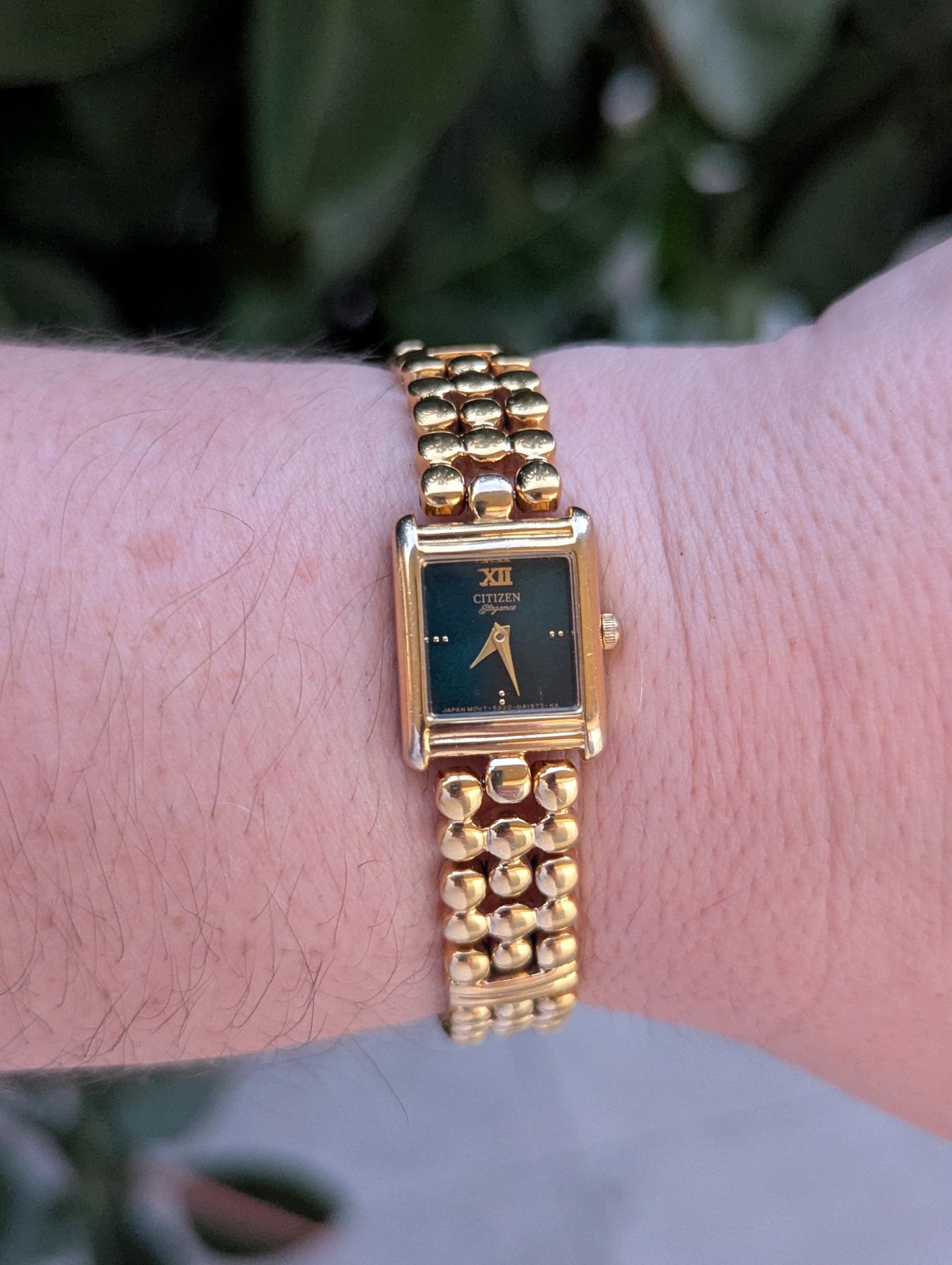 Vintage Citizen Tank Watch - Etsy