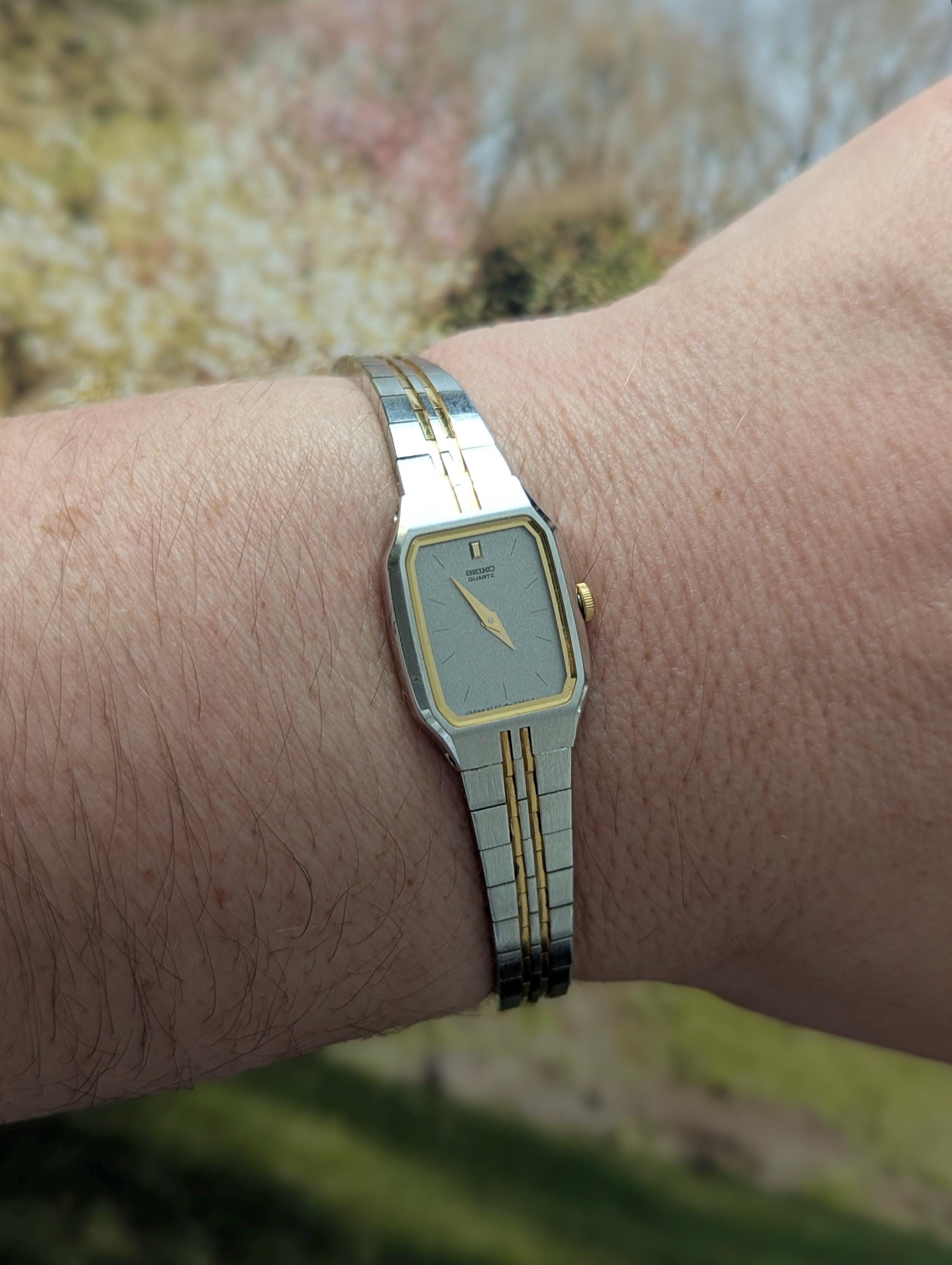 Seiko Watch Women Two Tone - Etsy Canada