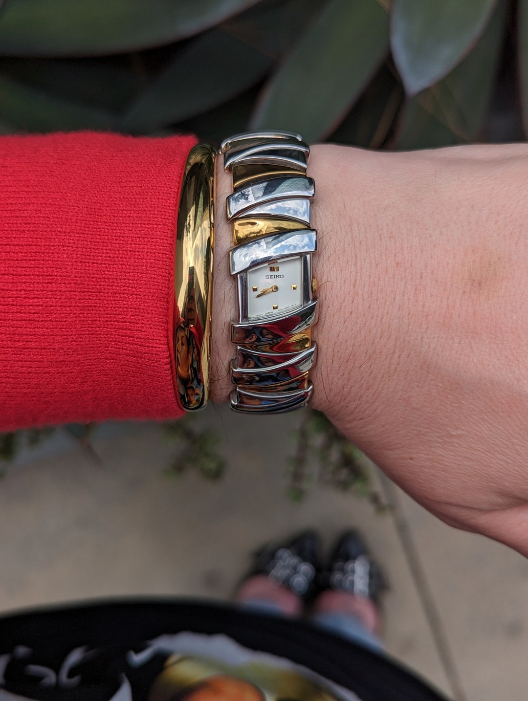 1990s New Old Stock SEIKO Rivoli Two Tone Quartz Watch From Greece ...