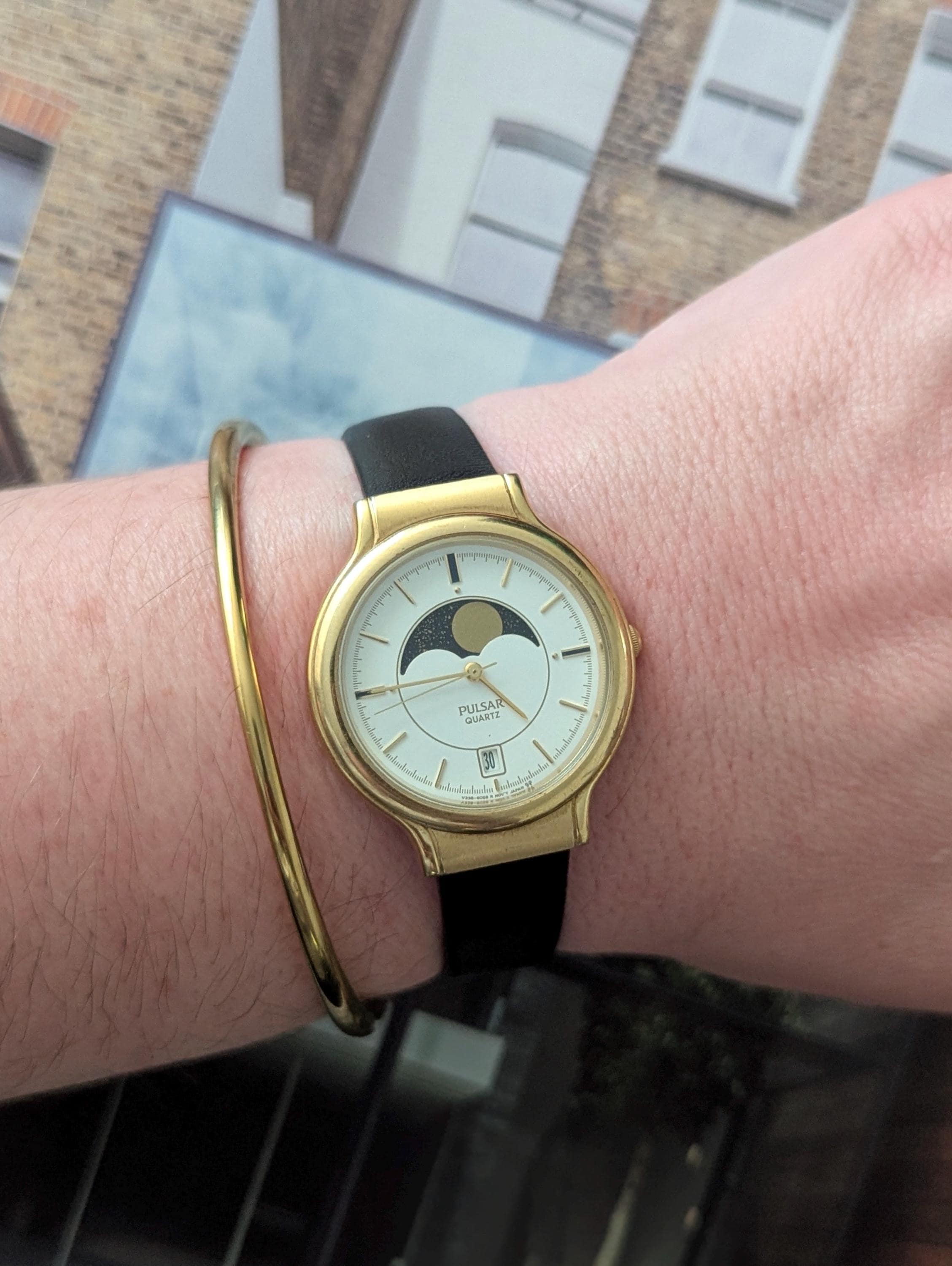 Gold Moon Phase Watch - Etsy display picture 1