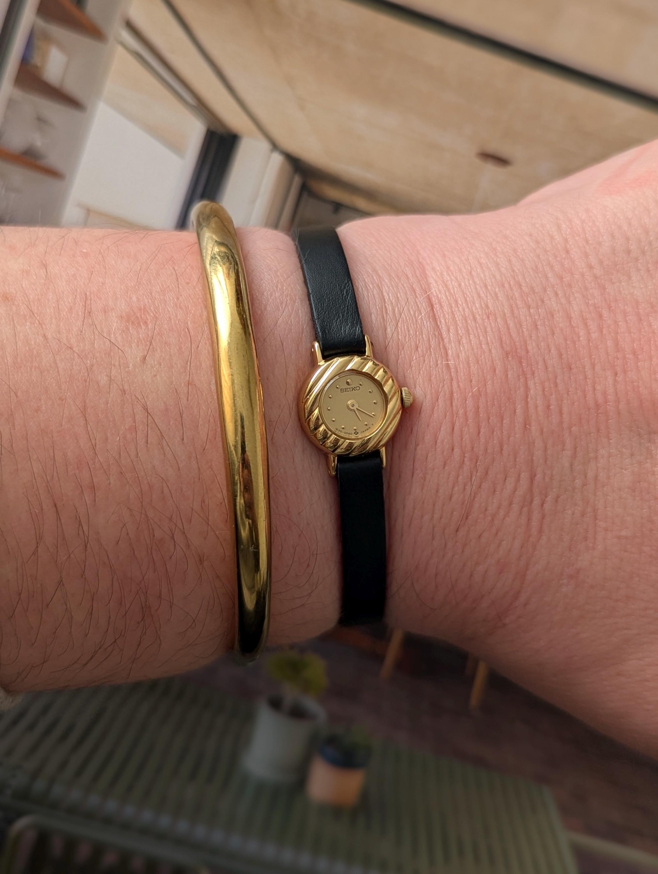 Vintage Tiny Leather Watches - Etsy