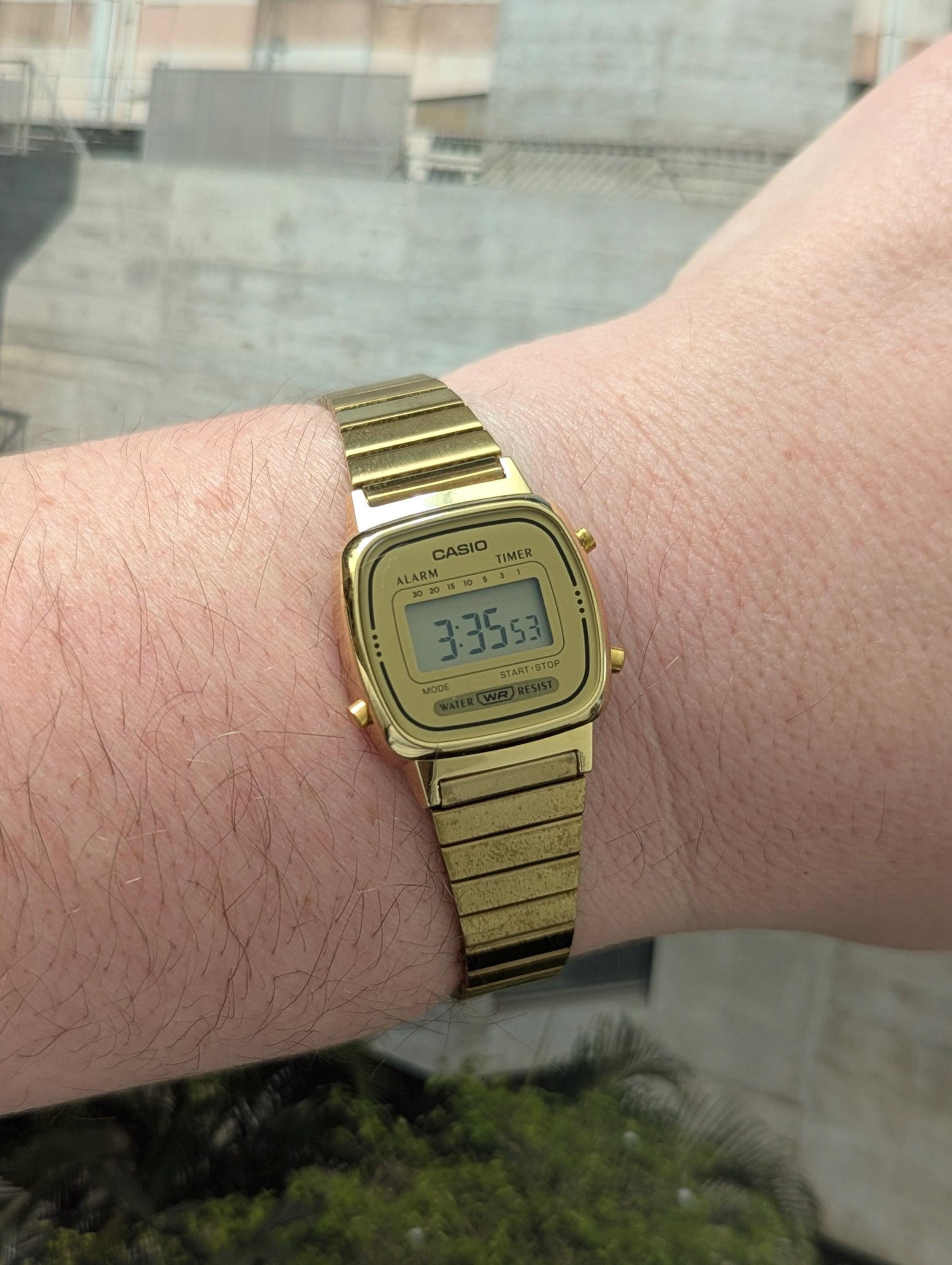 希少・日本製 CASIO 31QR-17 スクリューバック ヴィンテージ 稼働品 CASIO W-31(Module 593) Made in Japan 1988. King of Basic. W-31の