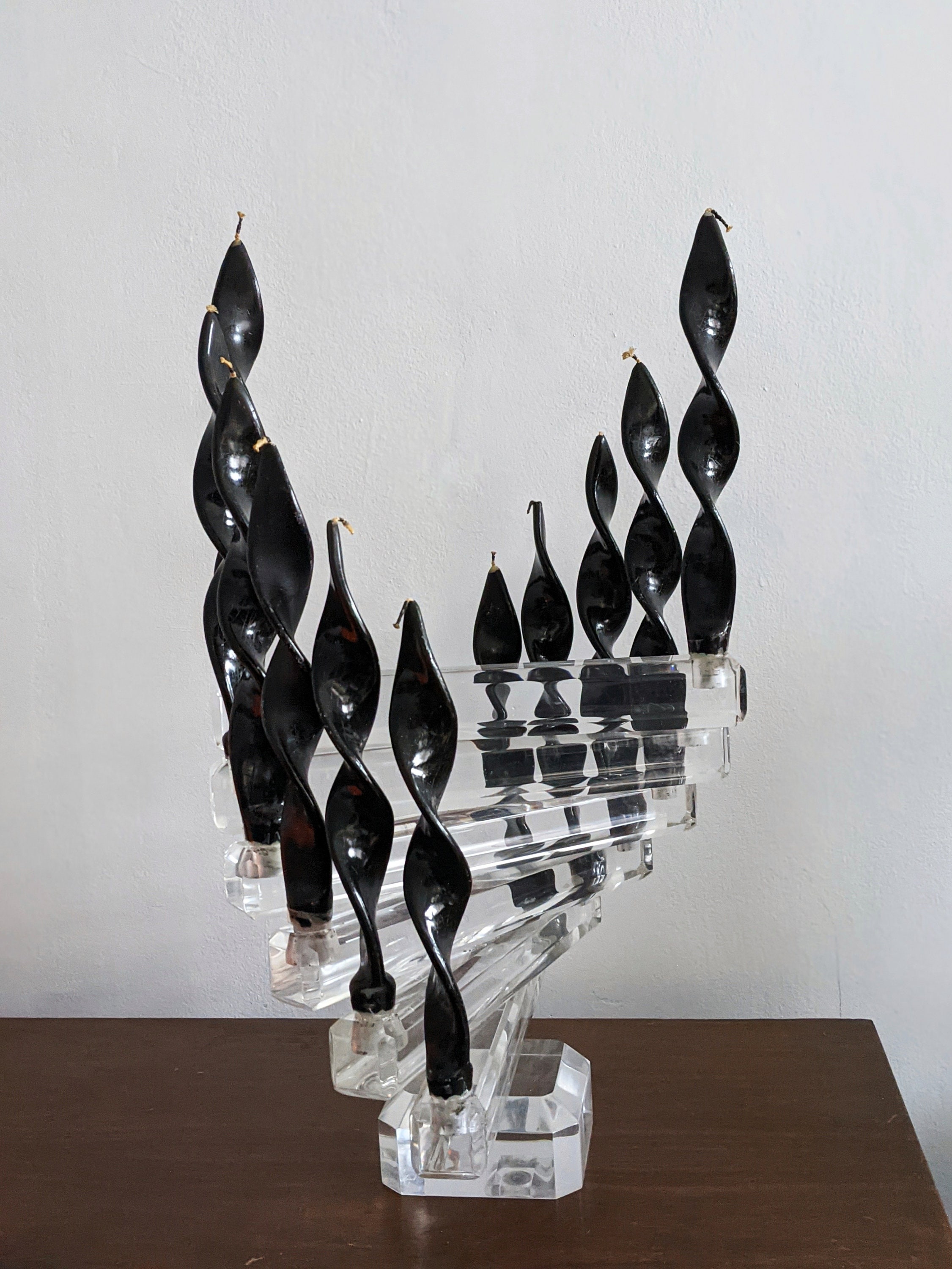 Lucite Escalera de Caracol Escultórico 12 Luz | Etsy