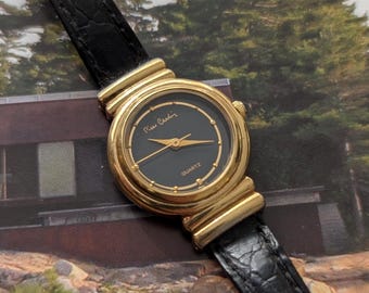 Vintage FUTURA Gold Tone Watch: Triangle Bezel, New Leather  display picture 1