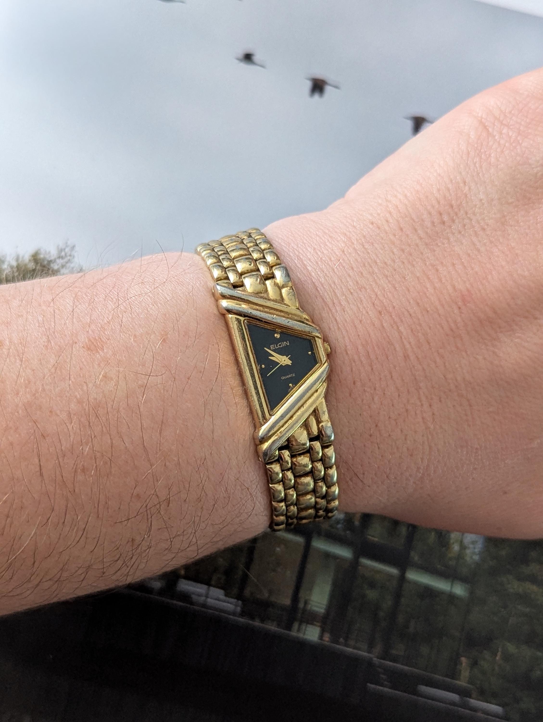 Vintage 20s Or 30s Art Deco ELGIN DE LUXE 10K GOLDFILLED Women\'s Watch VINTAGE ELGIN DELUXE 10K GOLD FILLED WOMAN main image 3