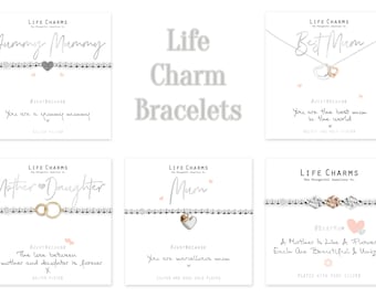 Life Charm bracelets. gift hamper. Mum gift. Gift for mother. Mothers day gift, new mum gift