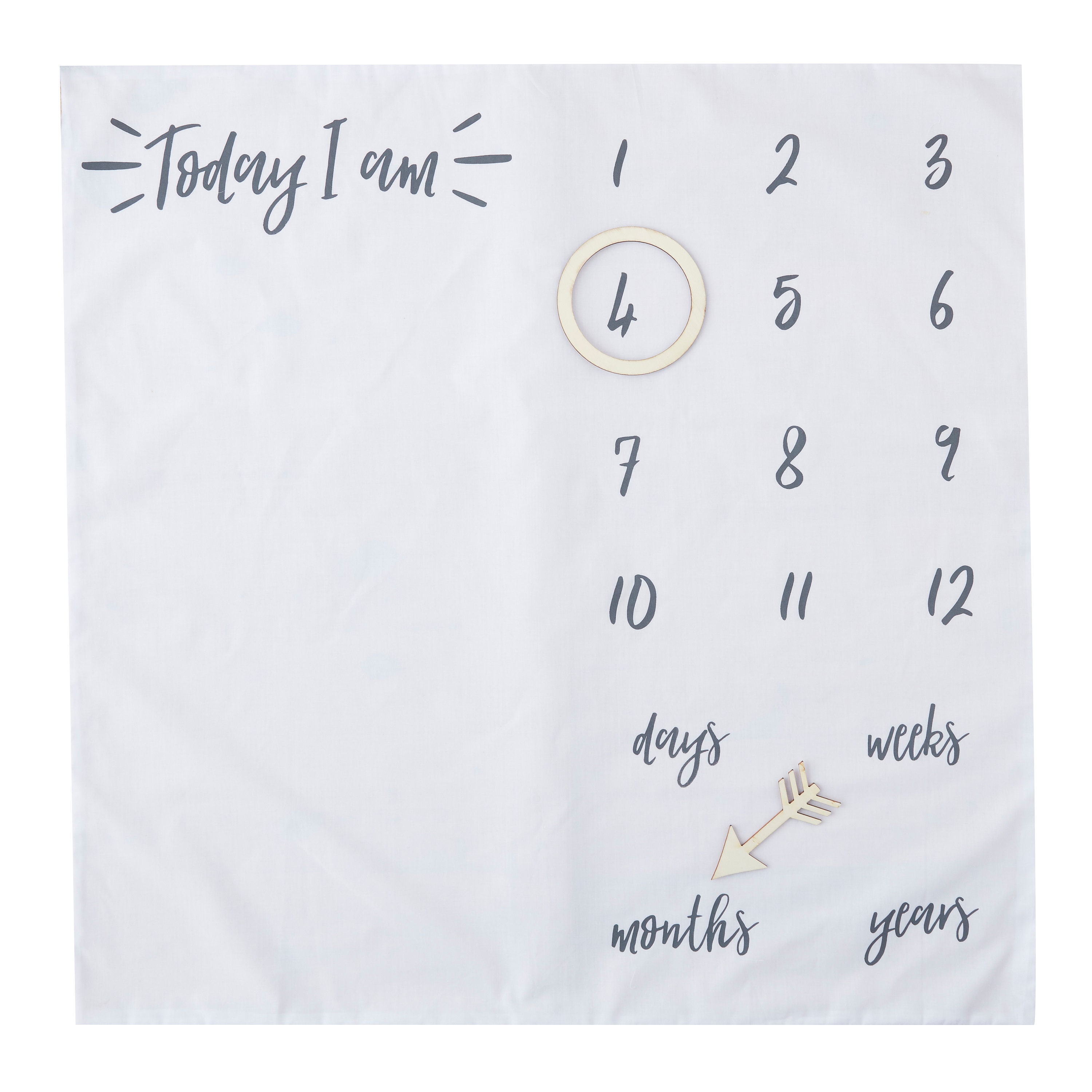 Baby Milestone Blanket Mat Baby Shower Gift Newborn Baby Photo Etsy UK