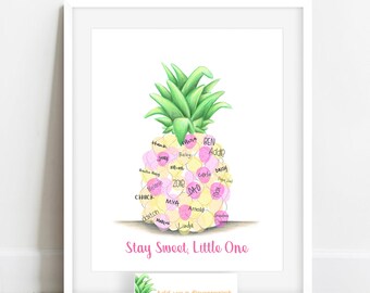 Baby Shower Pineapple Party Tropical Party Holographic Gold Pineapple Confetti 25CT Luau Party Hawaiian Decor Bridal Shower No255