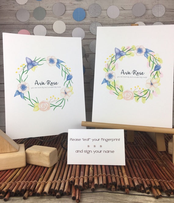 Guestbook for the birth of DIN A3