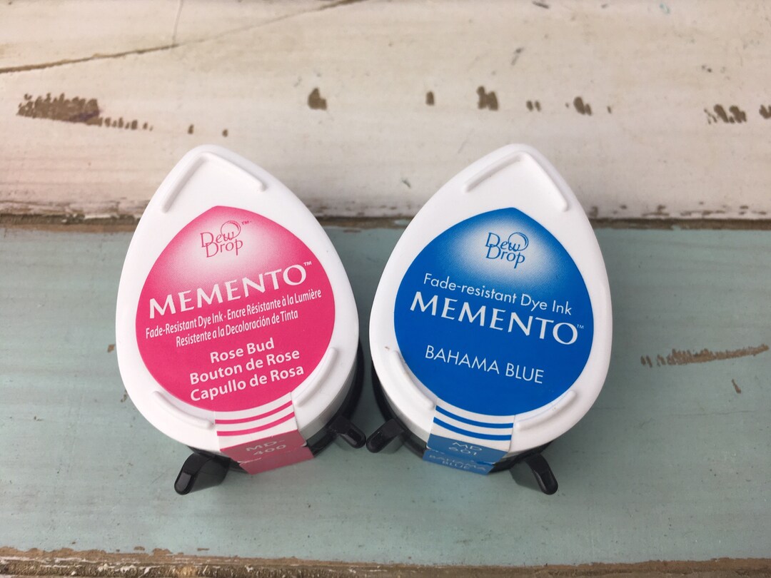 Pink and Blue Ink Pad Set for Fingerprint Trees Party Ideas Gender