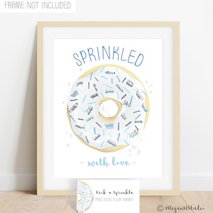 Donut Signature Poster Signature Guestbook Alternative Baby image 10
