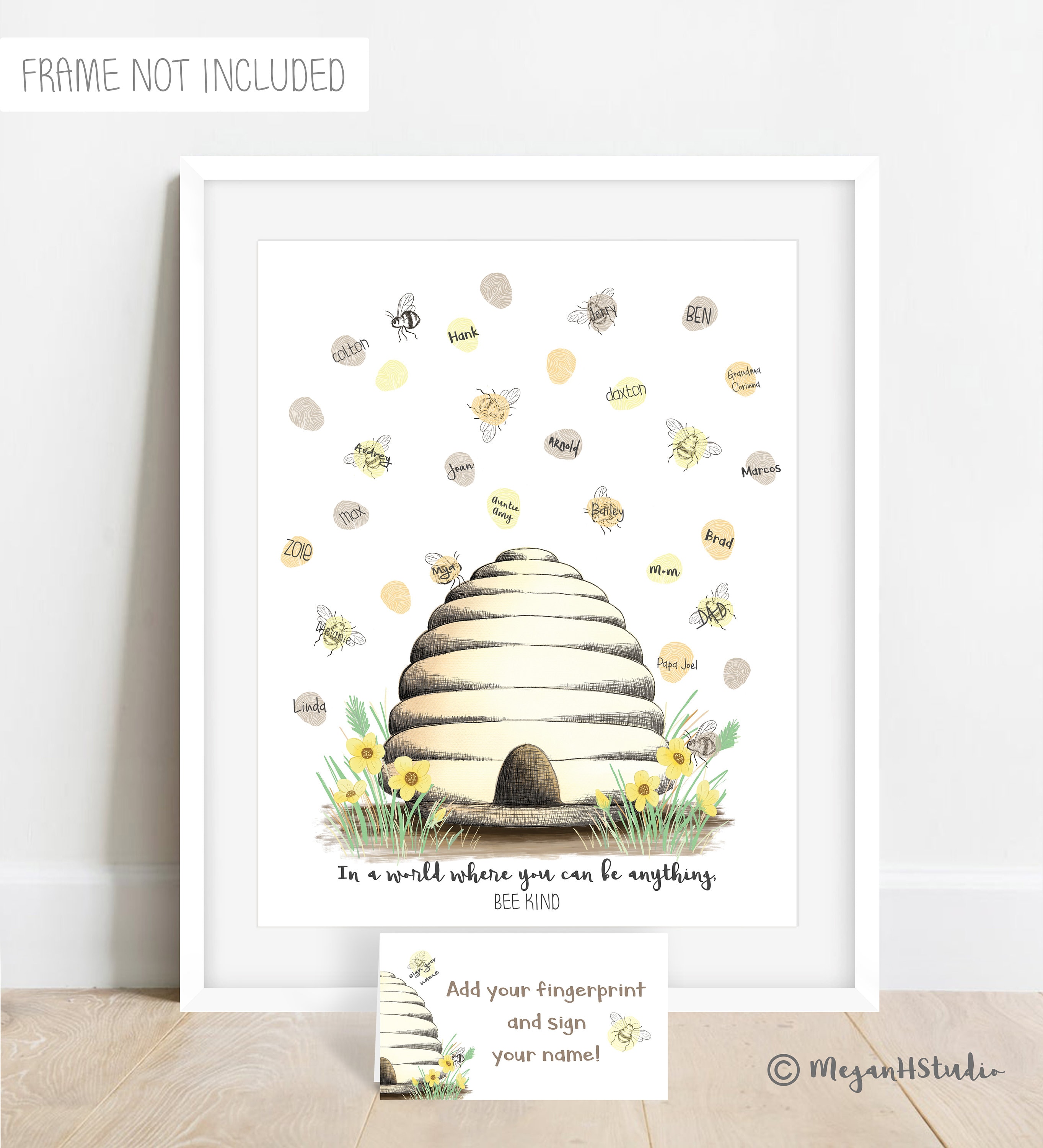 INSTANT DOWNLOAD BEE kind, boho baby shower ideas, beehive baby showe…