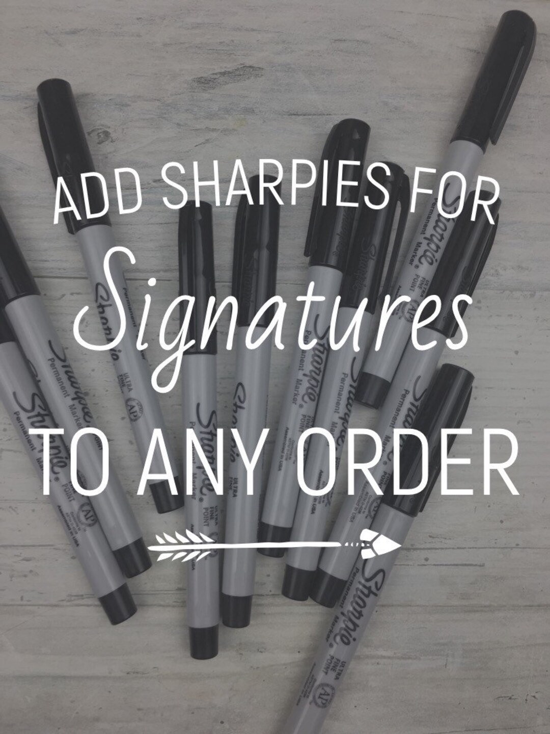 Sharpie Signature Example Add on to Your Order: Ultra Fine Point Sharpies for Signatures ...