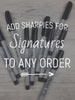 Add On to Your Order: Ultra Fine Point Sharpies for Signatures, MeganHStudio 