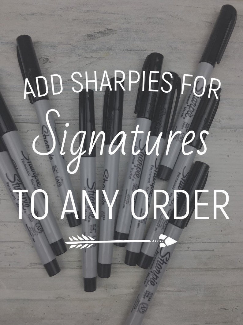 Añadir a su pedido: Sharpies ultra fino punto para firmas, MeganHStudio imagen 1