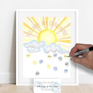 Bright Kids Room Decor You Are My Sunshine Birthday Party image 5