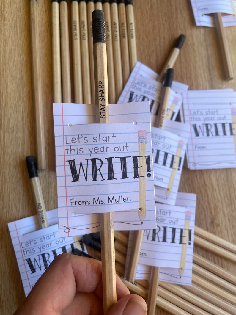 Back to School Gift Ideas for Class Natural Pencils and image 3