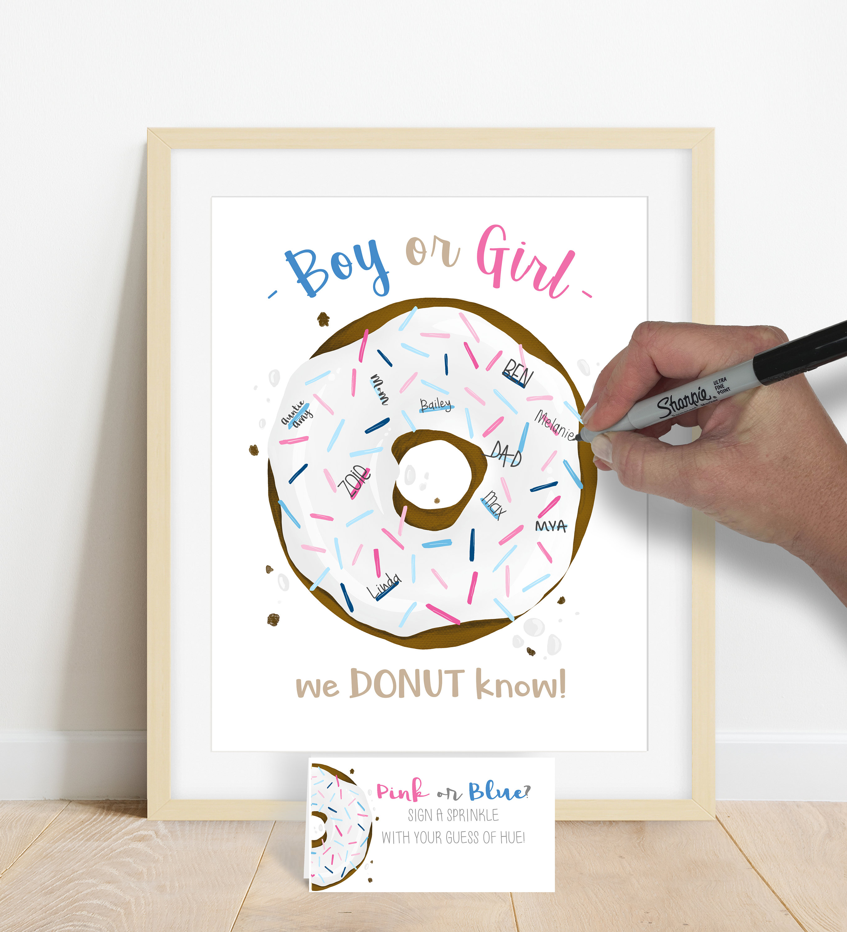INSTANT DOWNLOAD Donut Themed Gender Reveal Party Ideas Donut - Etsy