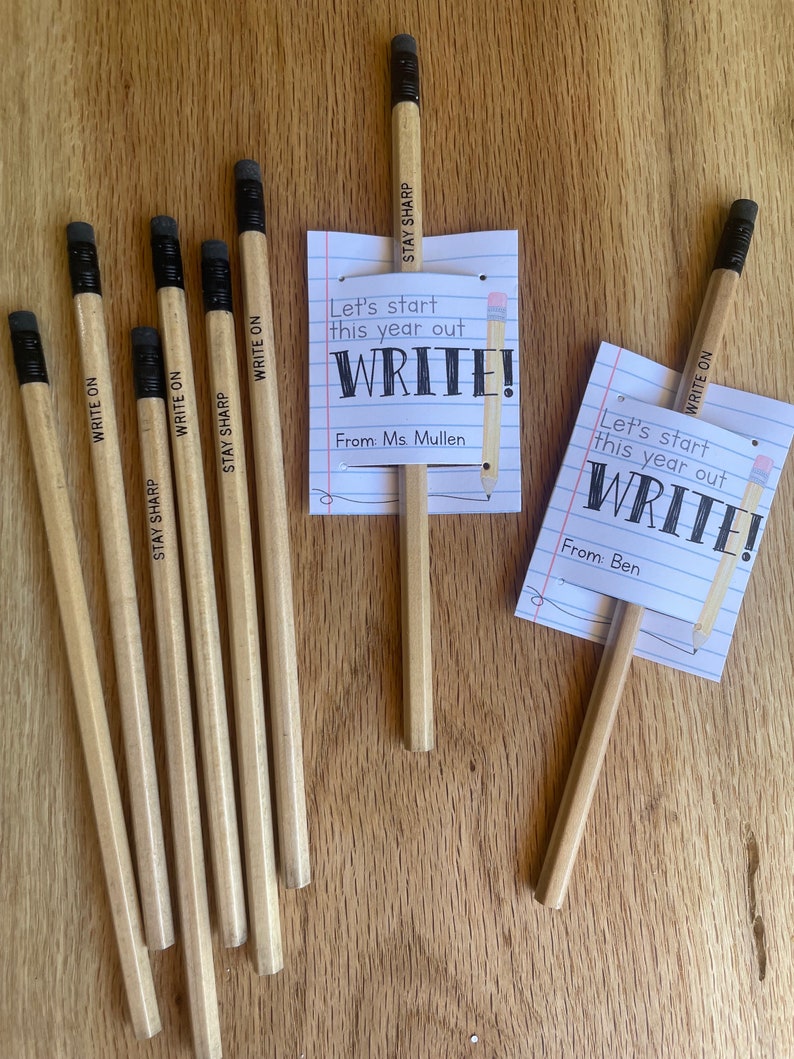 Back to School Gift Ideas for Class Natural Pencils and image 1