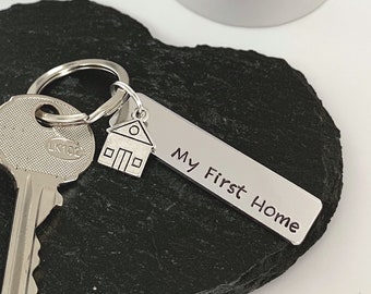 My First Home Housewarming Gift | New Home Gift House Keys Keyring Moving In Together Flatwarming Housewarming | Moving Out |