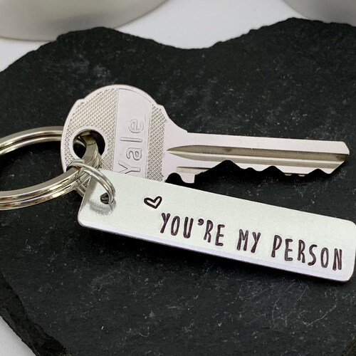 You're My Person Keychain Valentine's Gift Etsy