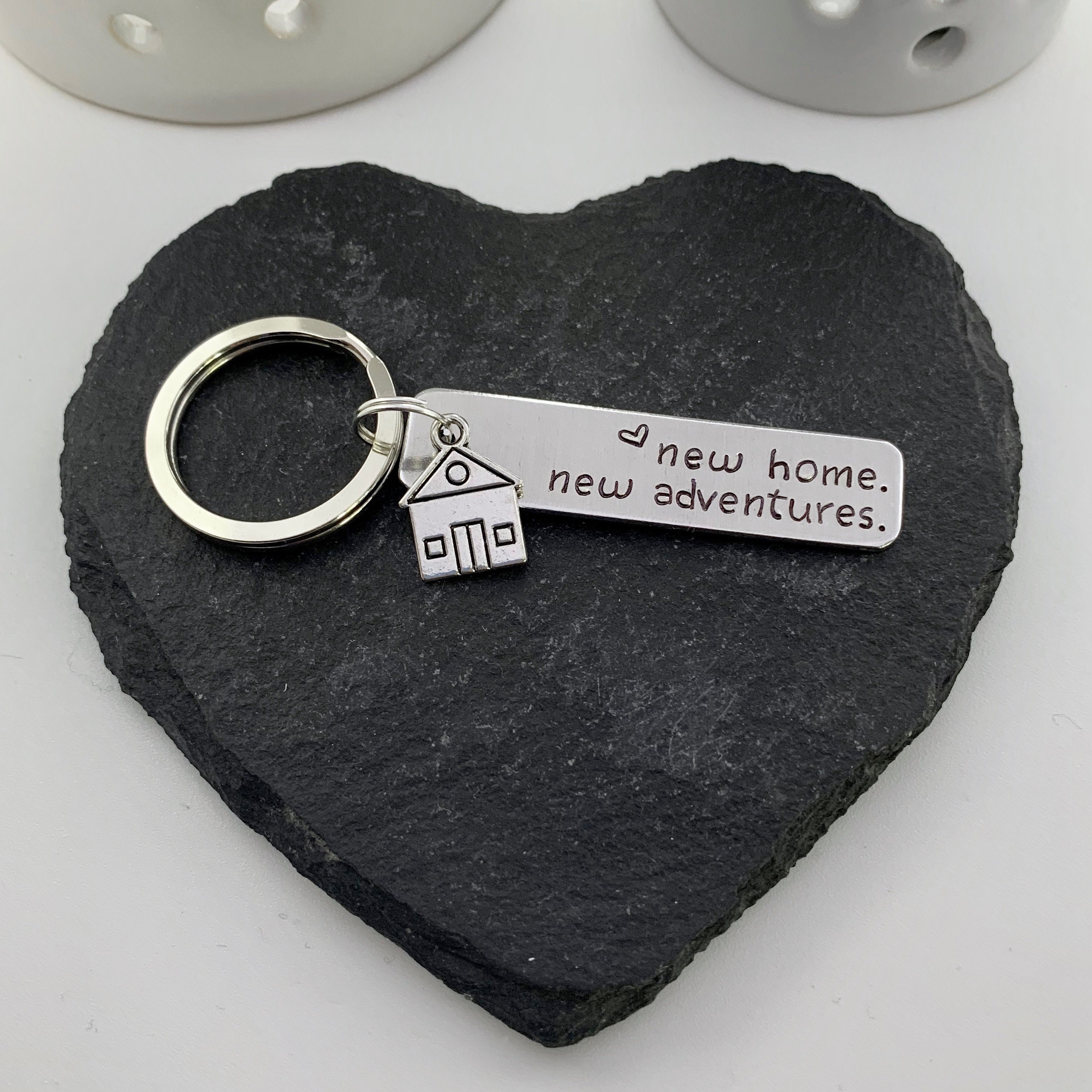 Housewarming Gifts New Home New Adventure 2022 / 2023 Couples Keychain  Ideas Husband Wife Gift For New