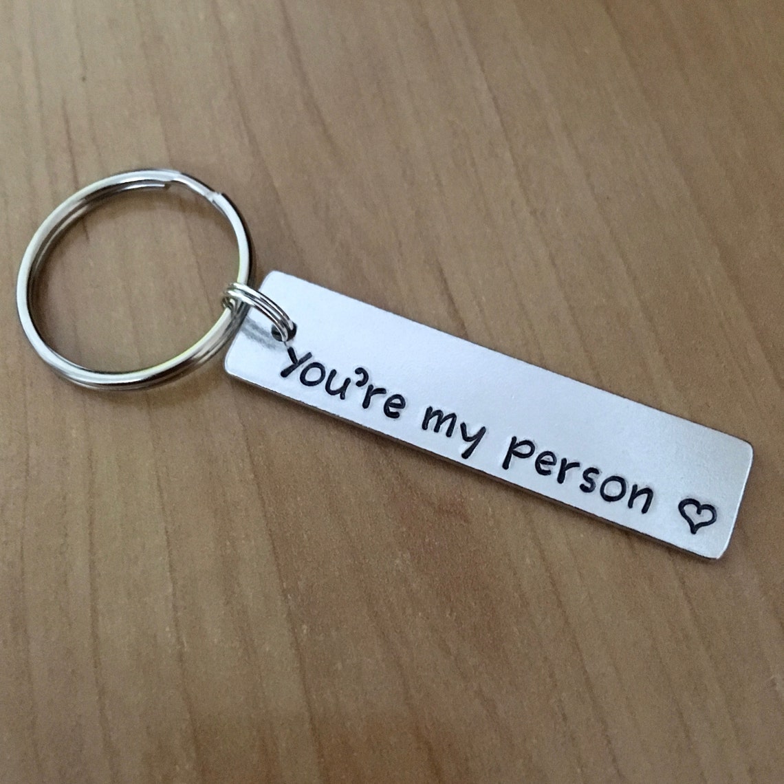 You're My Person keychain Valentine's gift Etsy