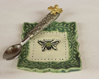 Bee Spoon Rest, Ring Dish, Soap Dish