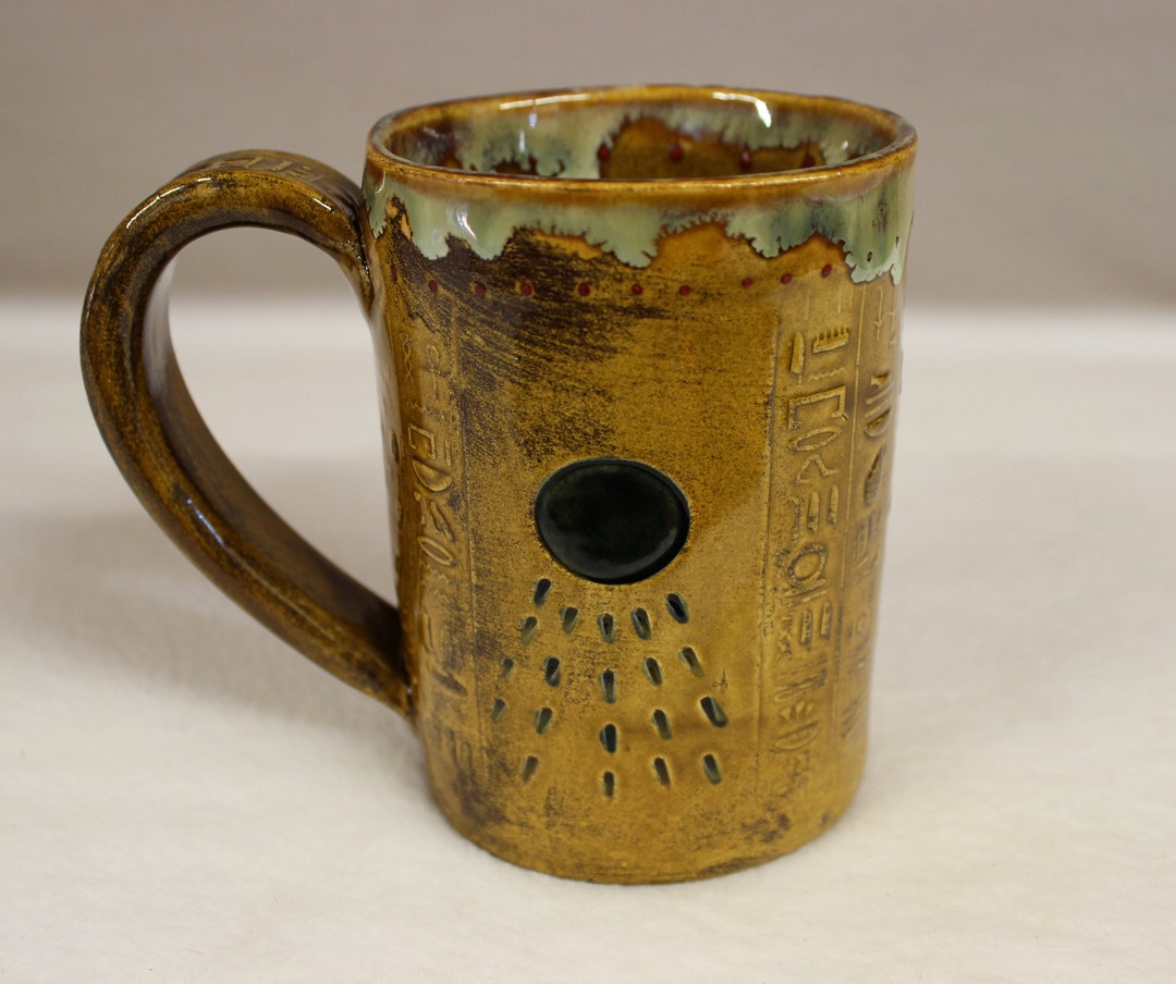 Ra, God of the Sun Egyptian Coffee Mug, Ceramic Reality Defense Mug