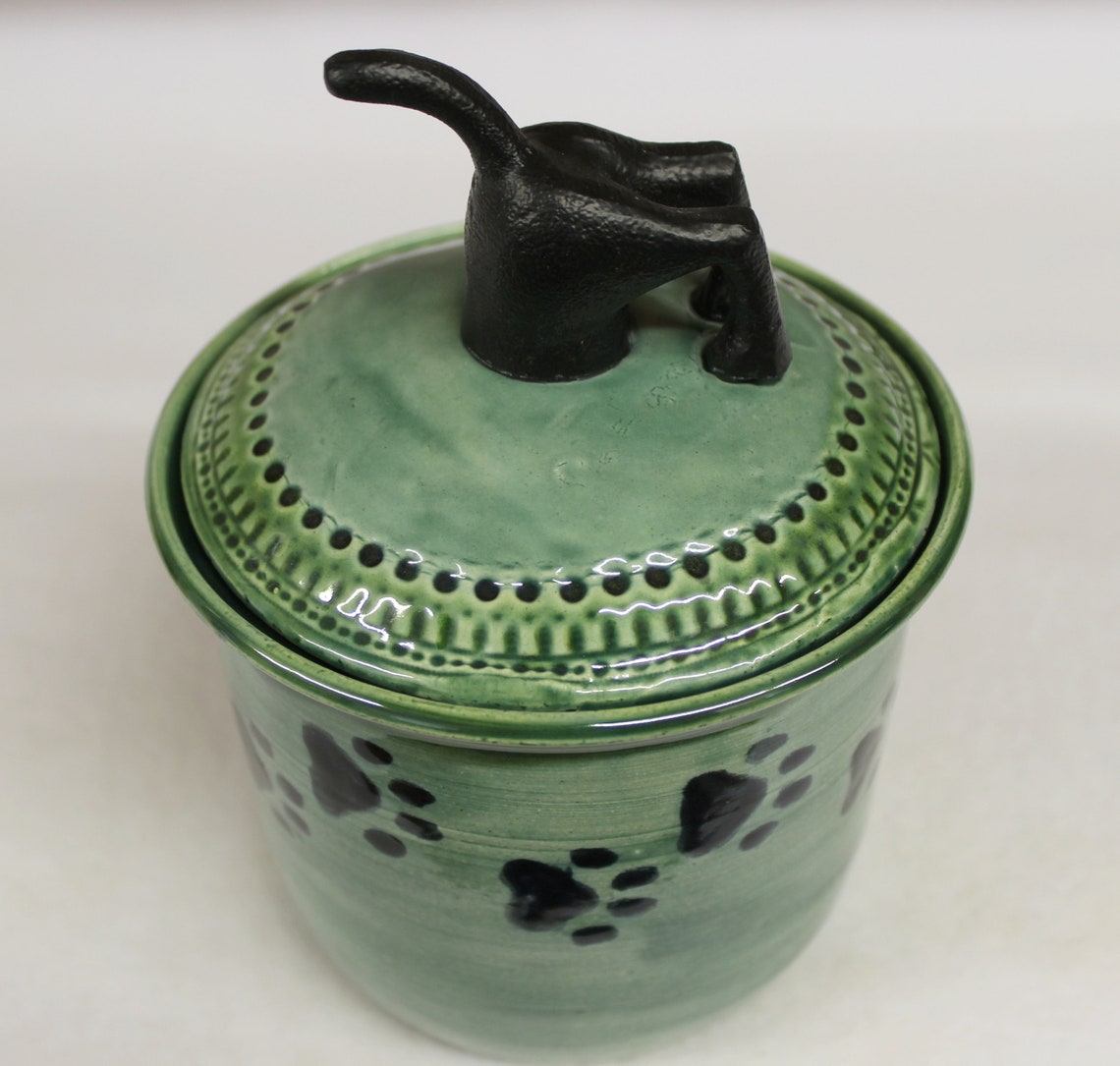 Mud Pie Dog Tail Treat Canister