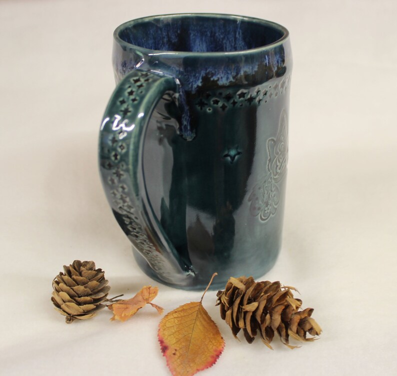 Twilight Stars With Hummingbirds Ceramic Coffee Mug Etsy Canada