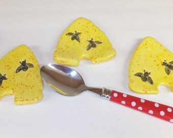 Bee Spoon Rest, Bumblebee Ring Holder