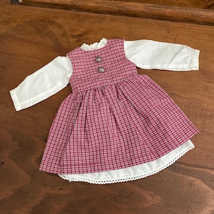 Tagged Kathe Kruse Doll Outfit, fits 35H Girl, Stanzi Blouse, Skirt, Slip