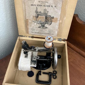 Singer Sewing Machine 1910s - Etsy
