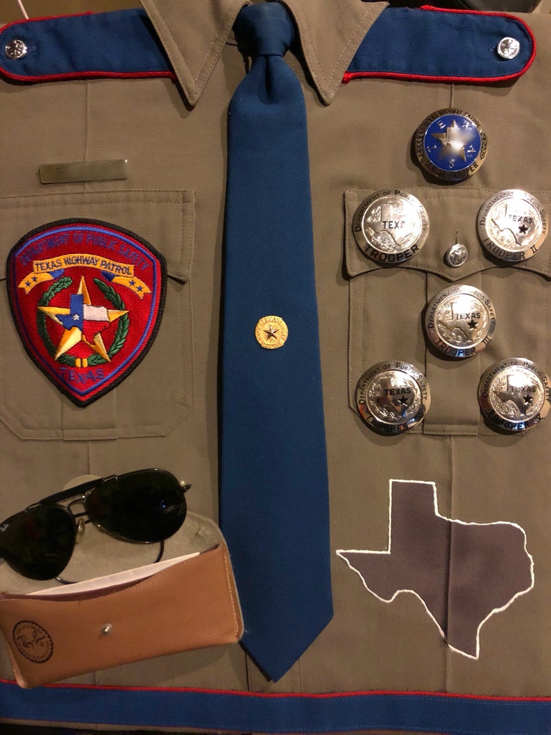 Custom Law Enforcement Uniform Display Police Shadow Box Etsy