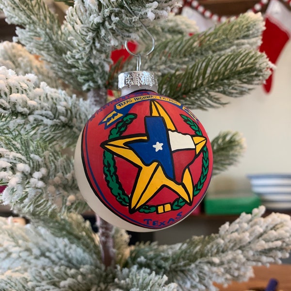 State Trooper Ornament, State Trooper, Texas State Trooper, Trooper, DPS