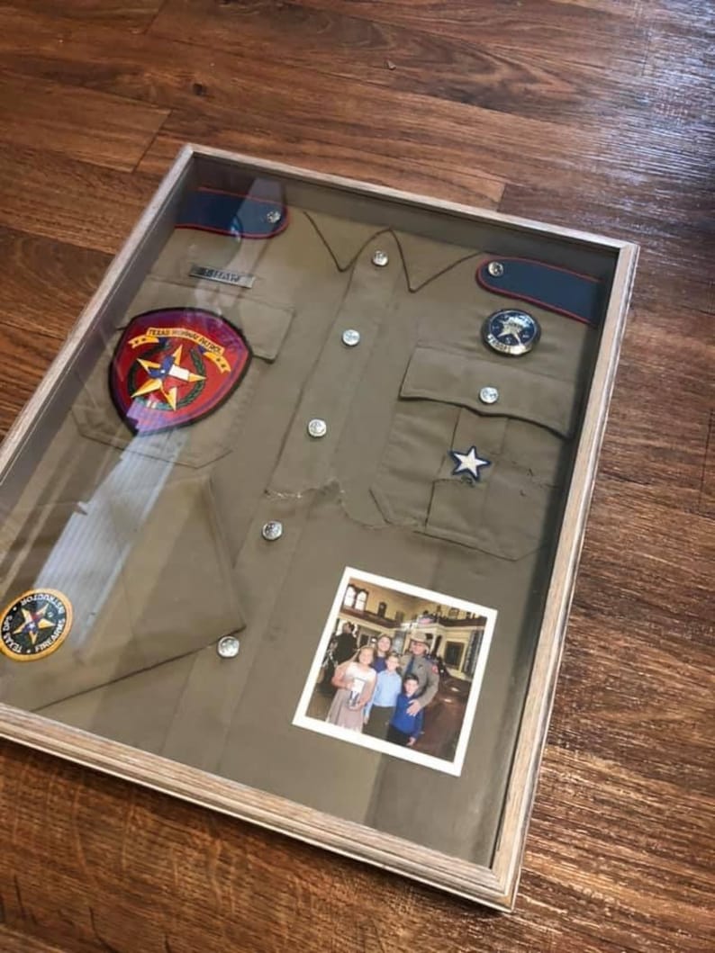 Custom Law Enforcement Uniform Display Police Shadow Box | Etsy