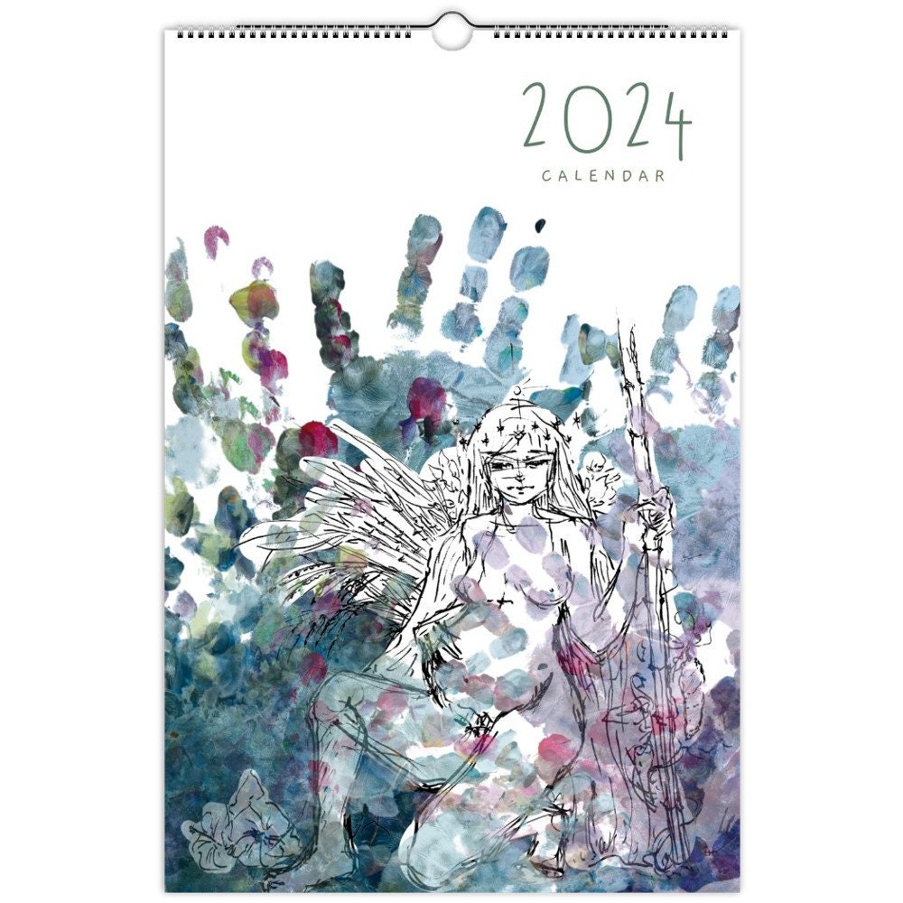 2024 Okinawan Wall Calendar US & CA Etsy